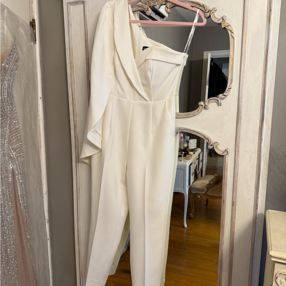 Lavish Alice Off-Shoulder Cape Jumpsuit US Size 8